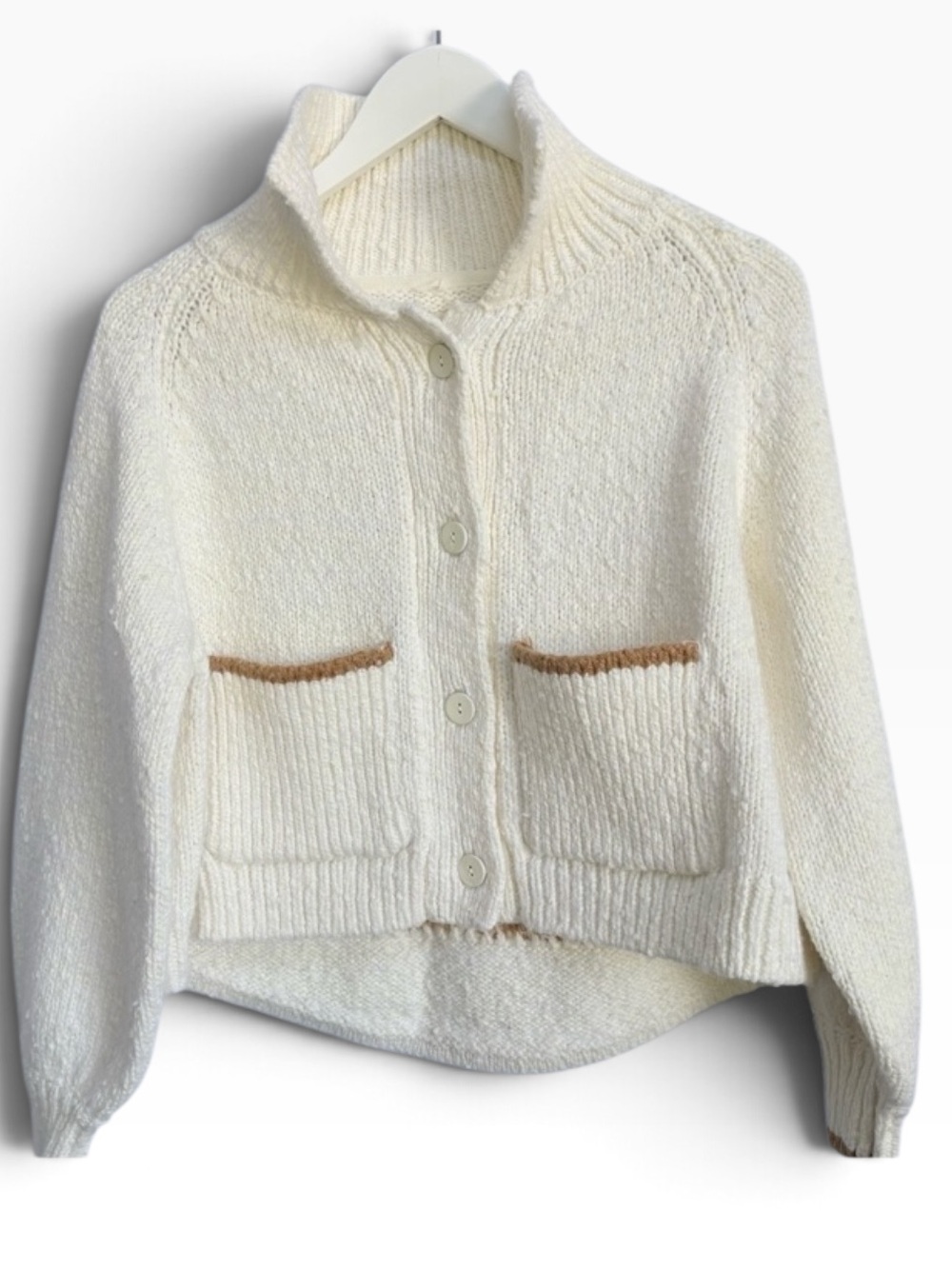 Anthropologie Pilcro The Jesse Dog Icon Intarsia Cardigan Sweater NWOT - Picture 5 of 11